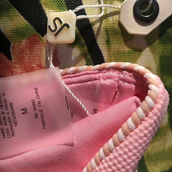 JONATHAN SIMKHAI Piped Luxe Strap Bikini Top M - Picture 8 of 8